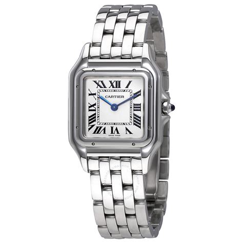 silver cartier watch womens|cartier women's watches on sale.